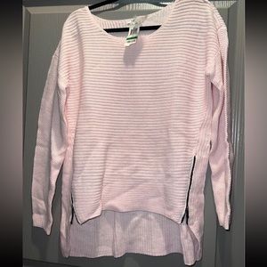 Bar III Sweater with zippers on the sides